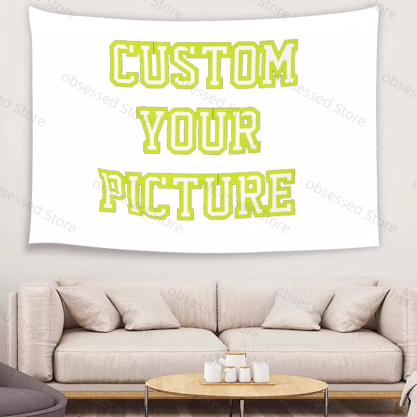 Home Of Textiles - Maßgeschneiderter Wandteppichdruck für Ihre Bilder, Wanddekoration