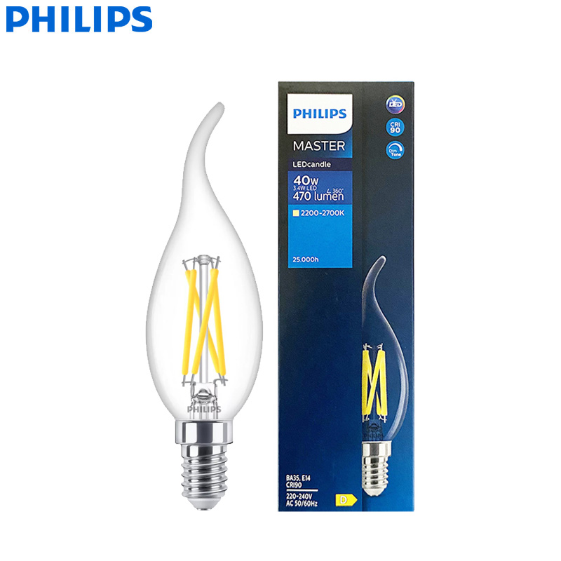 Philips Bulb Led Classic - PHILIPS Master LED-Kerzenlampe E14, 3,4 W