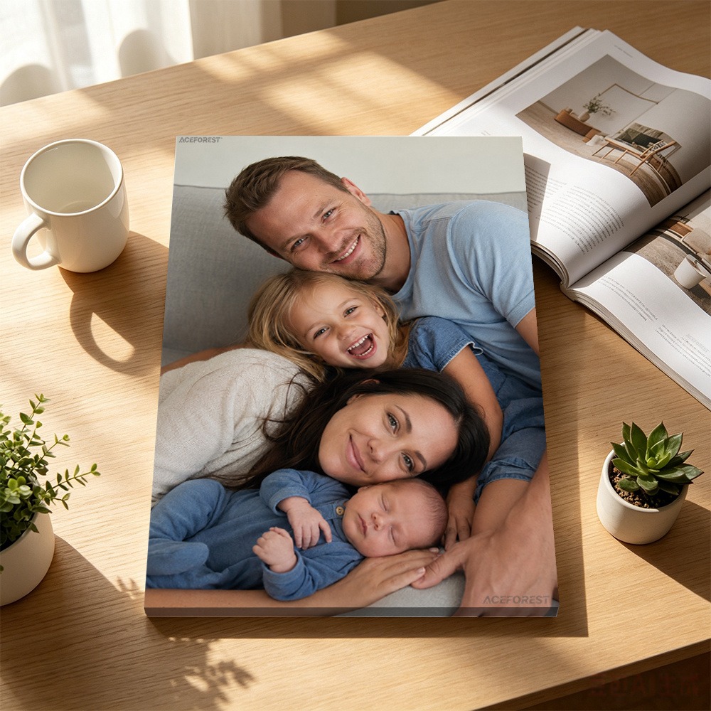 Home Of Textiles - 2D Personalisierte Foto-Leinwand-Wandkunst mit Holzrahmen, Maßgefertigtes