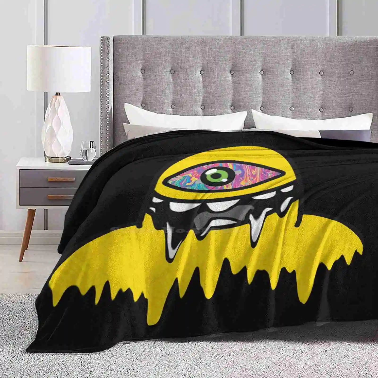 Home Textiles Super Soft - Sub tronics Trippy Cyclops super warme