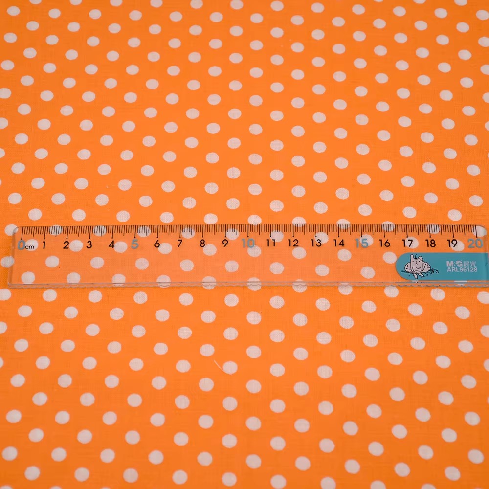50X150CM Weiß Orange Polka Dot – Home Of Textiles Bewertung und Preis