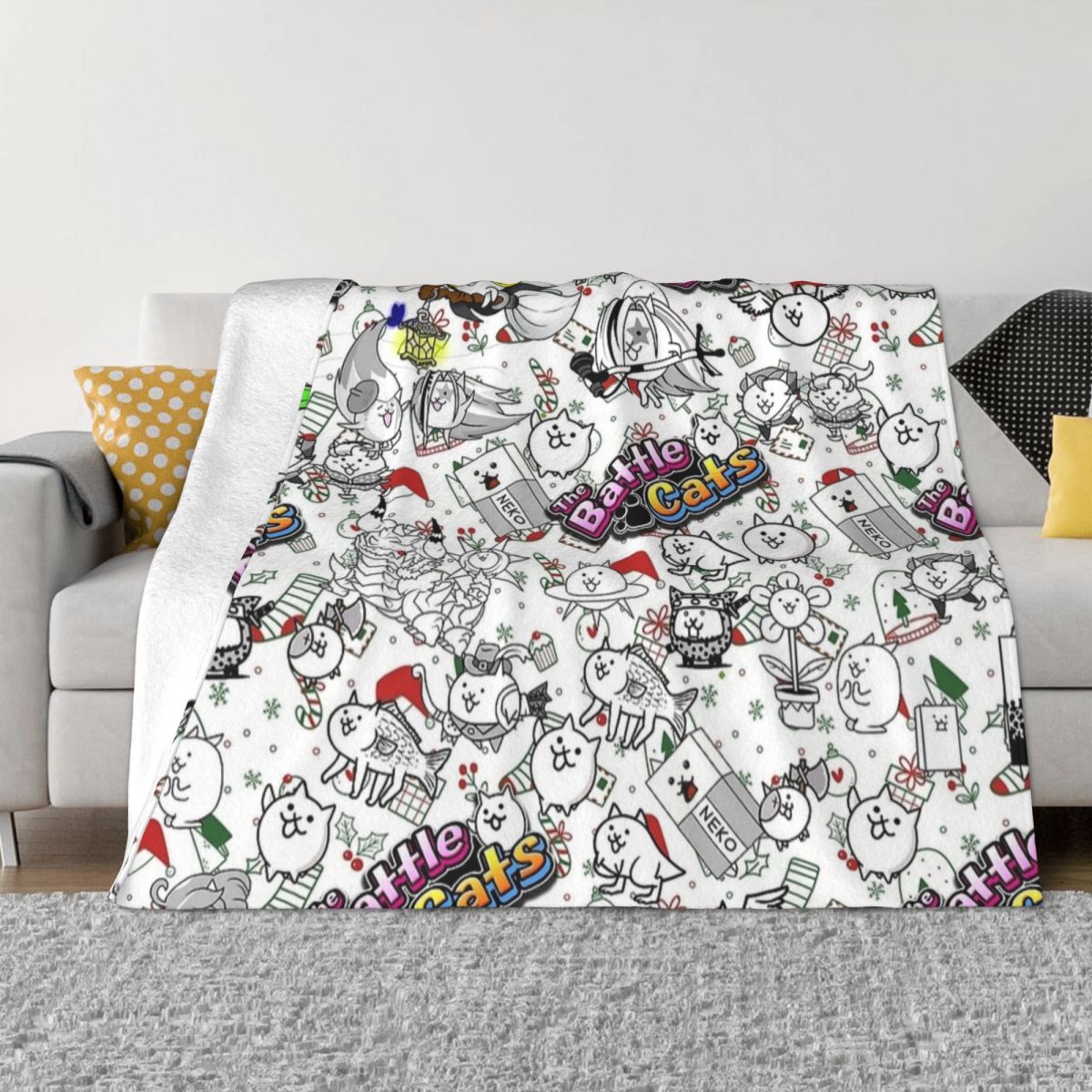 Battle Cats Spieldecken, Fleec – Home Textiles Super Soft Bewertung und Preis