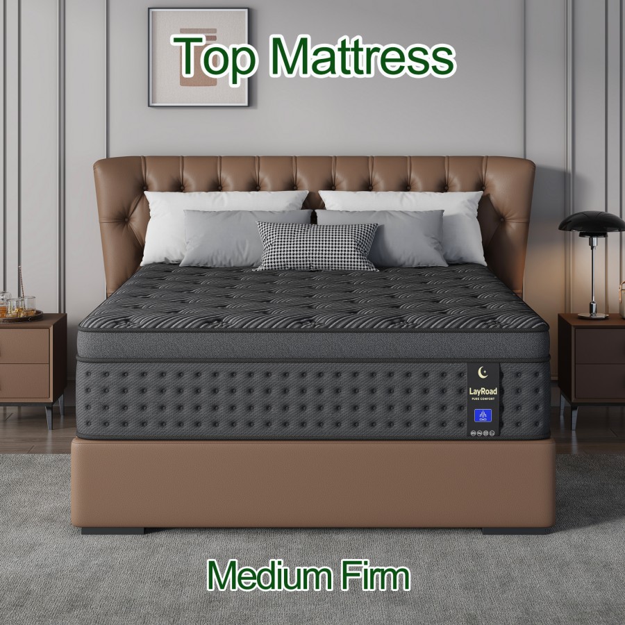 12/14-Zoll-Memory-Schaum-Hybri – Mattress Pad Topper Bewertung und Preis