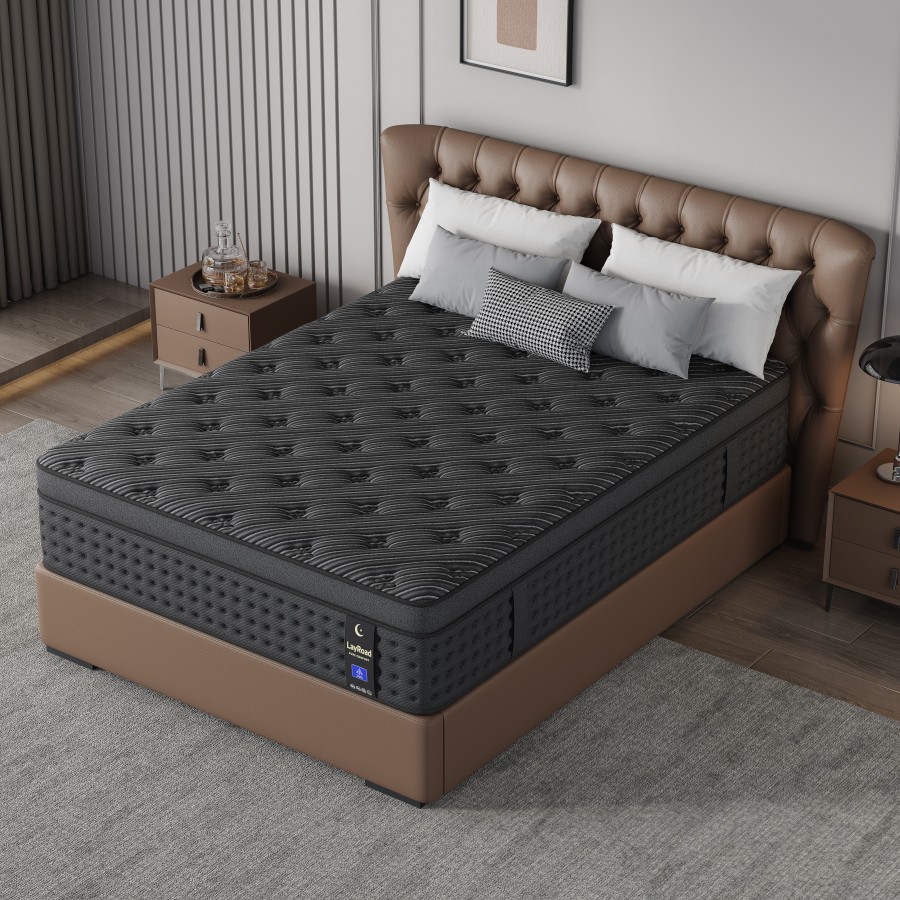 12/14-Zoll-Memory-Schaum-Hybri – Mattress Pad Topper Bewertung und Preis