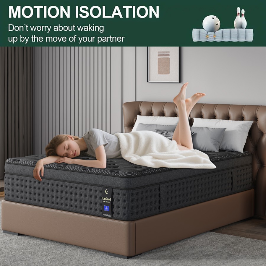 12/14-Zoll-Memory-Schaum-Hybri – Mattress Pad Topper Bewertung und Preis