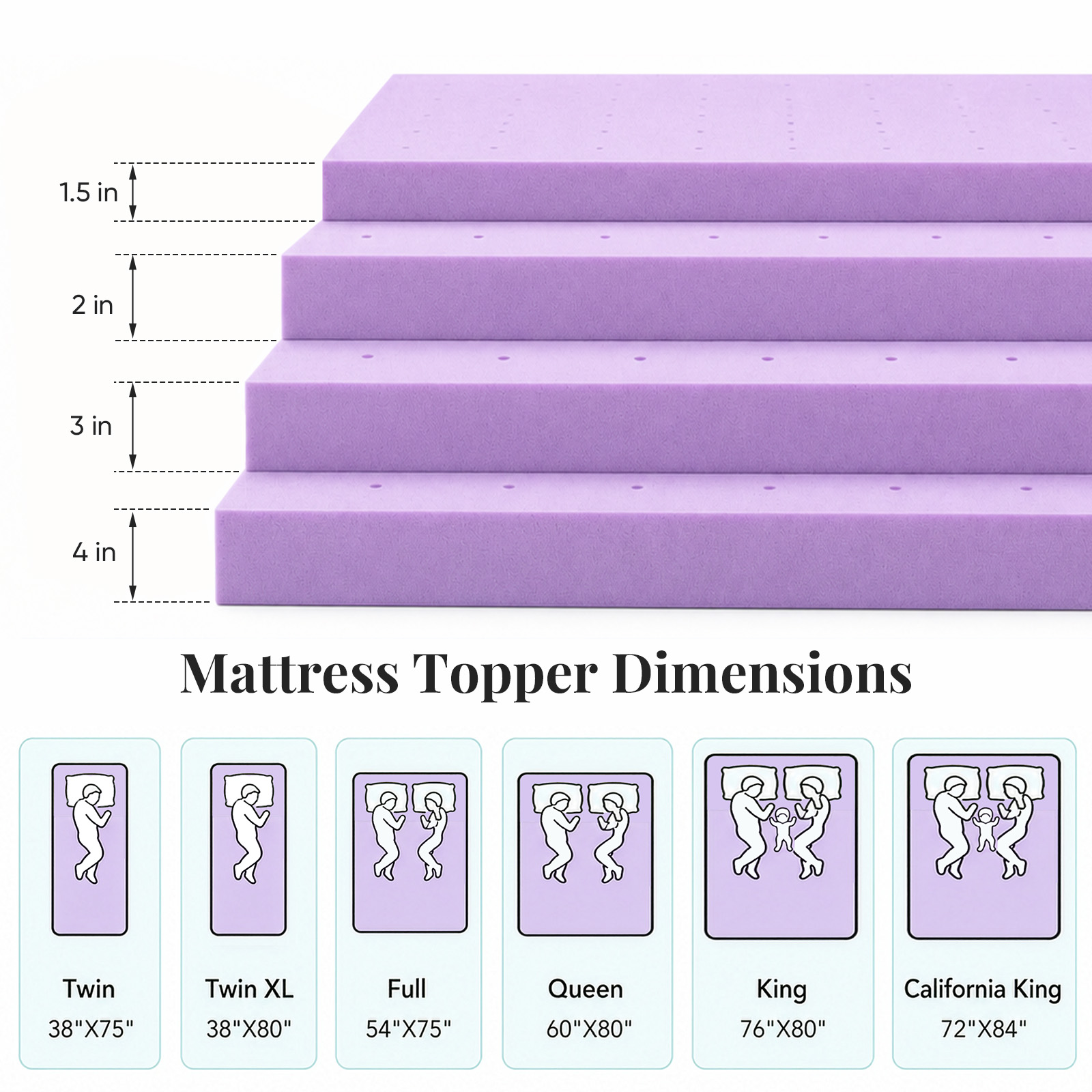 JHK 1,5 Zoll Kühlende Memory-S – Mattress Pad Topper Bewertung und Preis